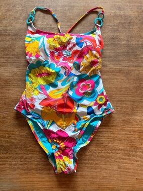 Trina Turk Multicolor Floral One-Piece Swimsuit